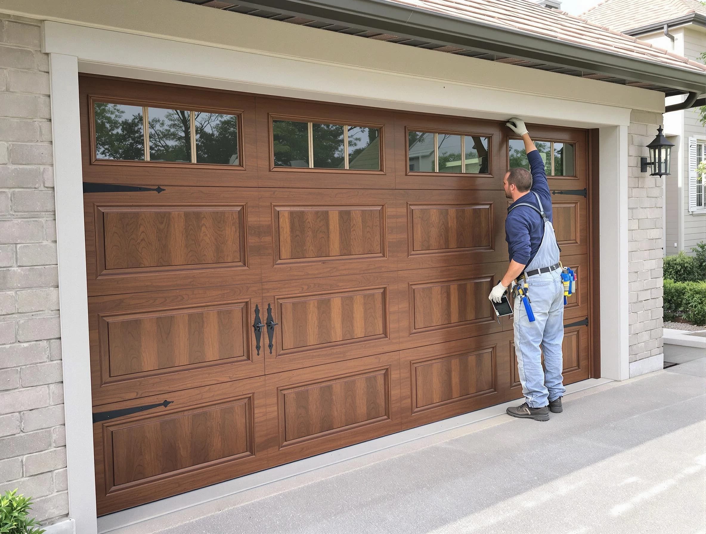 Custom garage door showcase by Elk Ridge Garage Door Repair in Elk Ridge