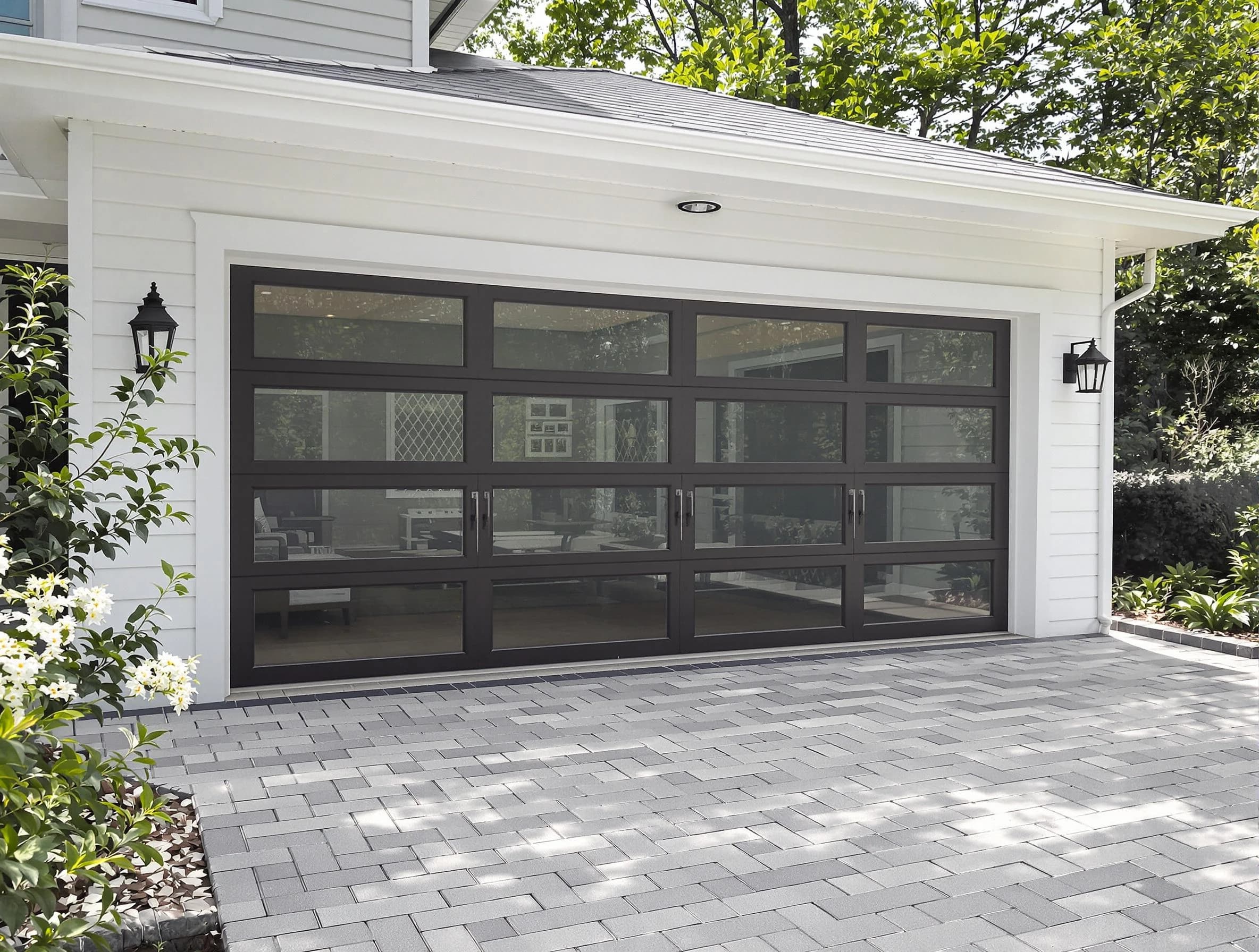 Elk Ridge Garage Door Repair design specialist presenting custom garage door options to Elk Ridge homeowner