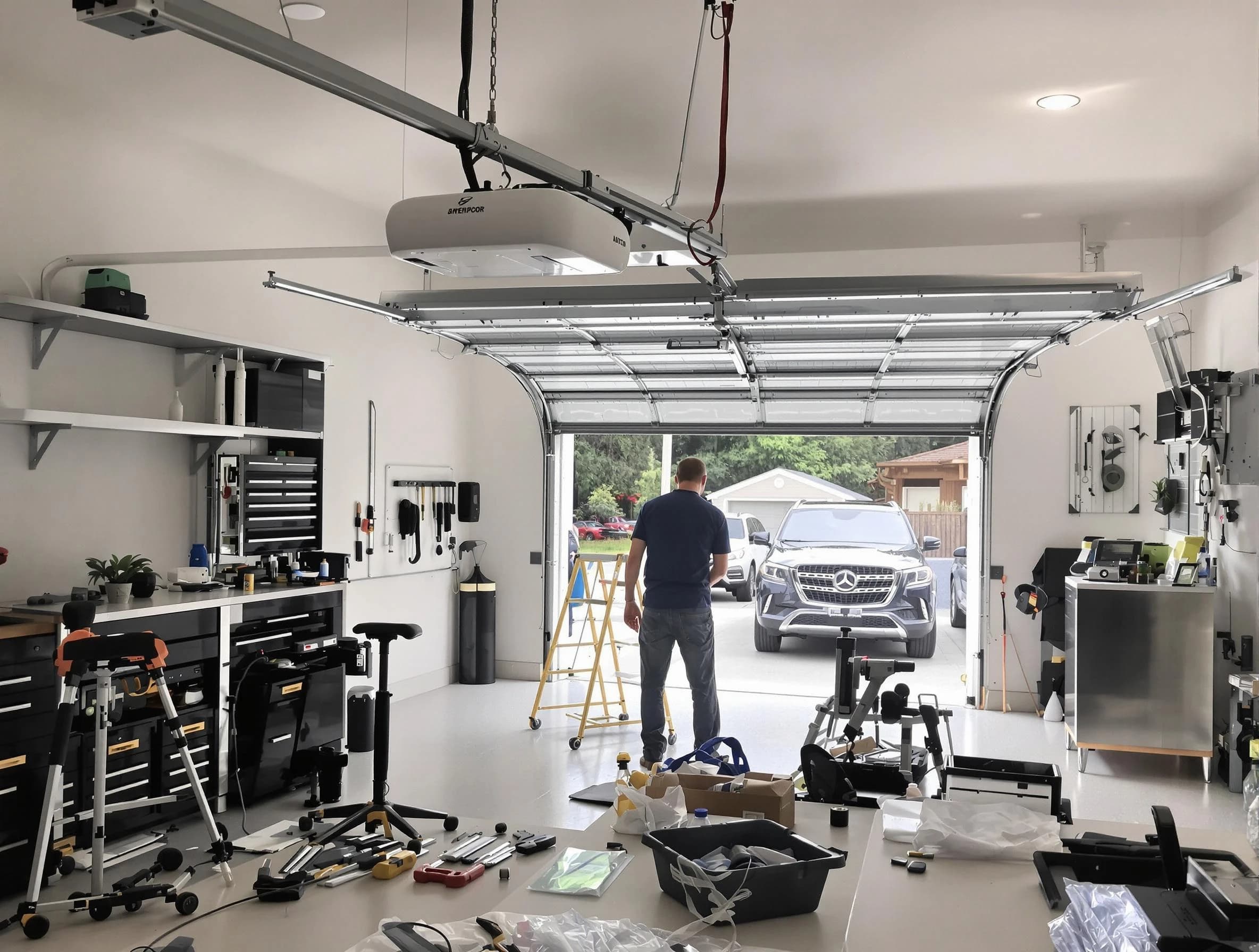 Garage door opener installation by Elk Ridge Garage Door Repair in Elk Ridge