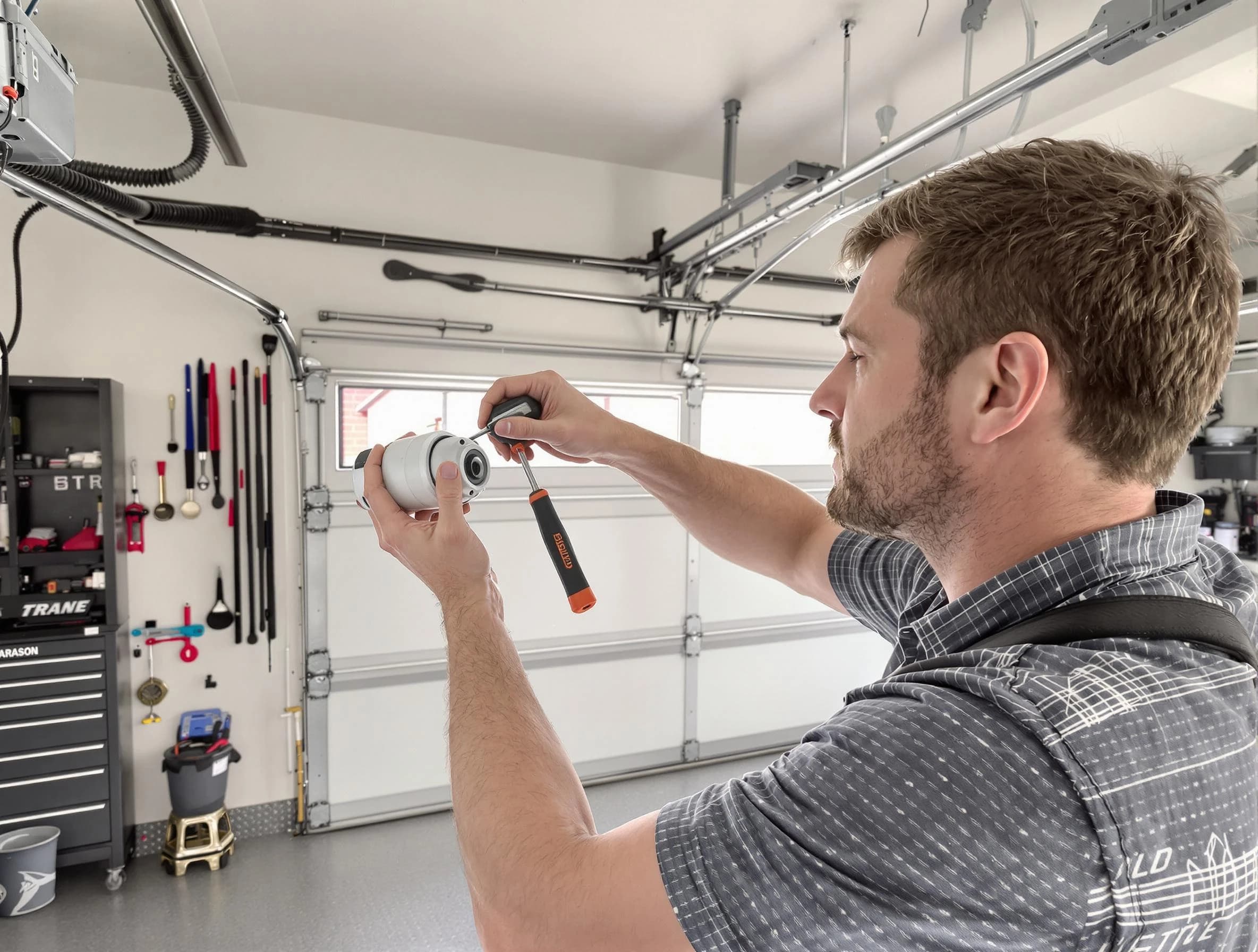 Garage door opener repair service by Elk Ridge Garage Door Repair in Elk Ridge