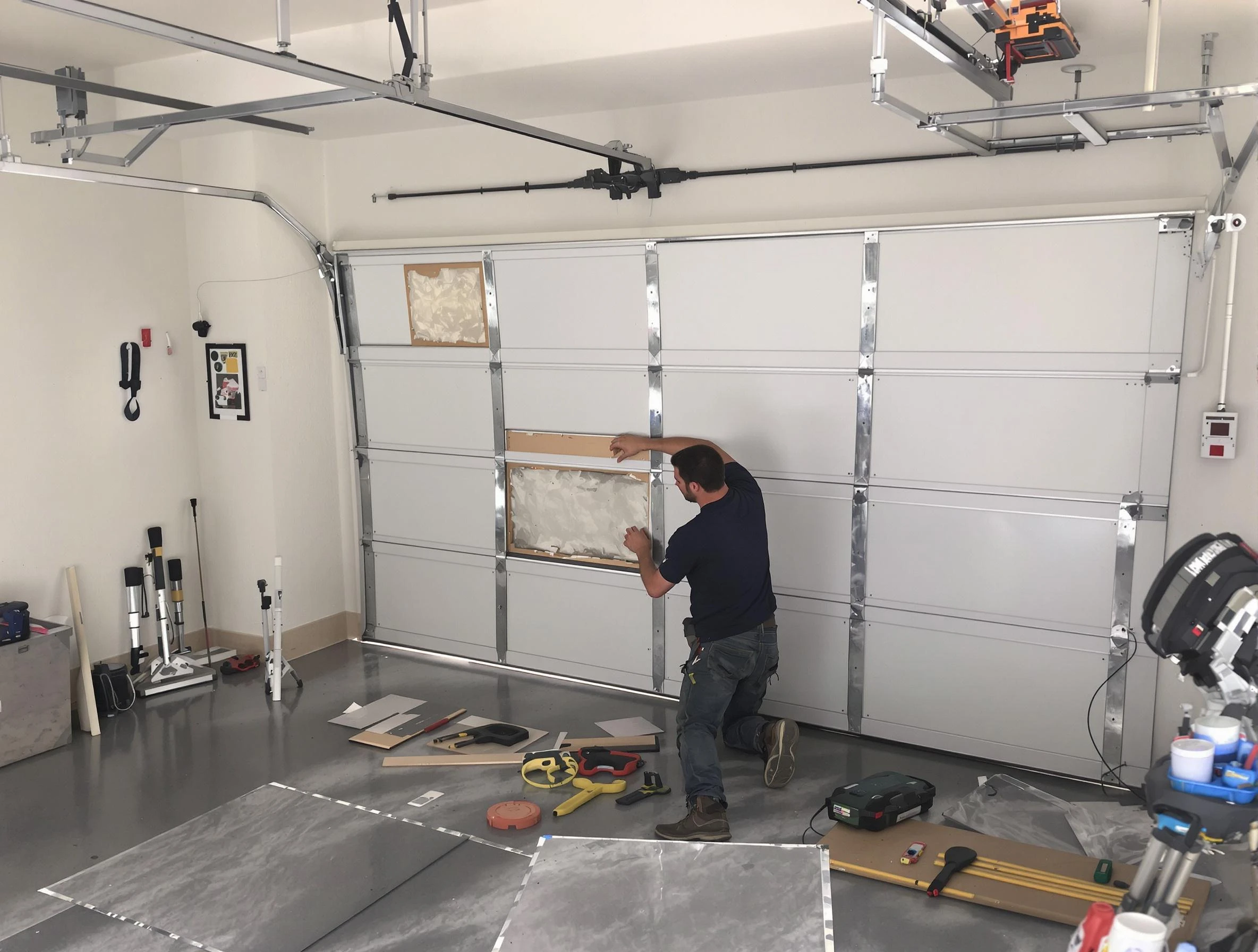 Garage Door Panel Repair in Elk Ridge