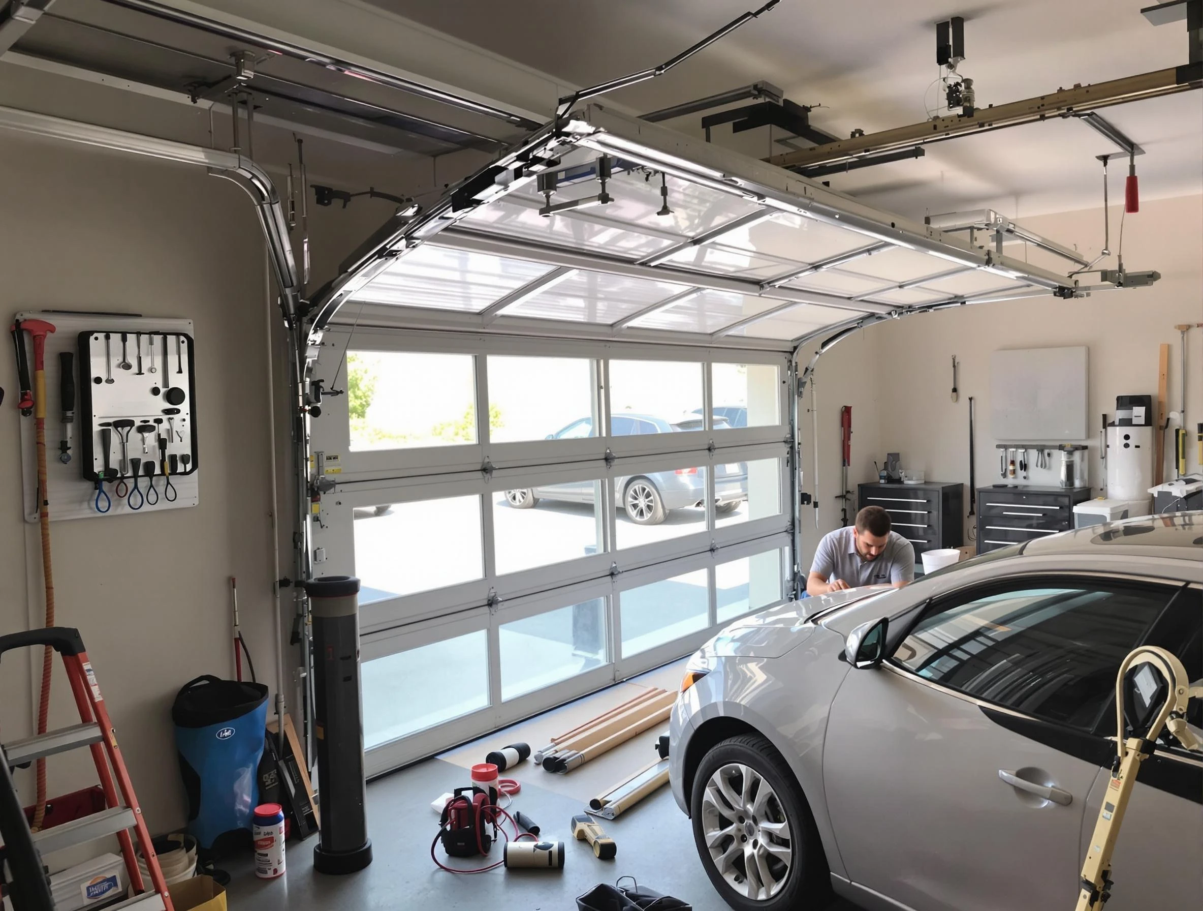Garage door noise reduction service by Elk Ridge Garage Door Repair in Elk Ridge