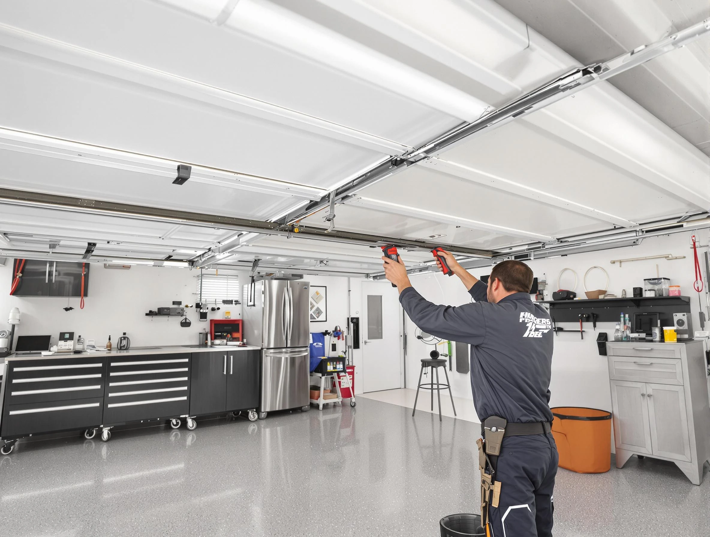 Overhead garage door repair service by Elk Ridge Garage Door Repair in Elk Ridge